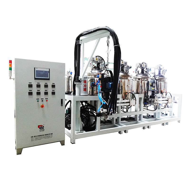 TARGETED MACHINE SERIES FOR CONTINUOUS PRODUTCION OF MEDICAL TREATMENT FOAM AND HYDROPHLIC FOAM